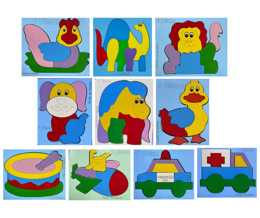 Rompecabezas pocas piezas 16 x 20