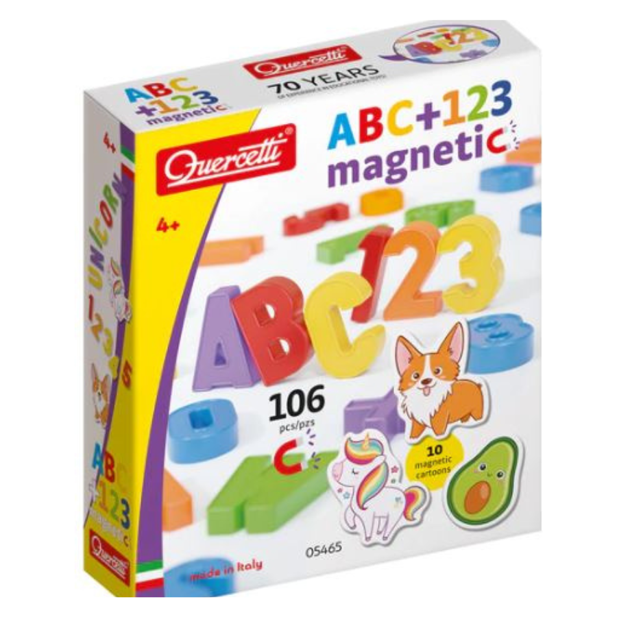 Paquete de 2 letras y números magnéticos de aprendizaje, juego total de 52 piezas