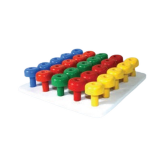 Tablero con 25 pijas de Hongos