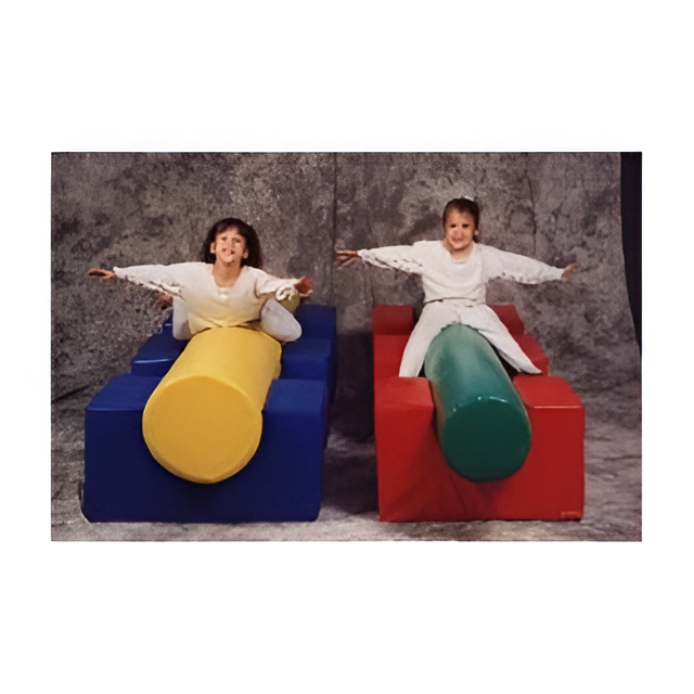 Viga de equilibrio con soportes