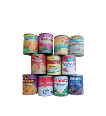 Latas alimentos varios
