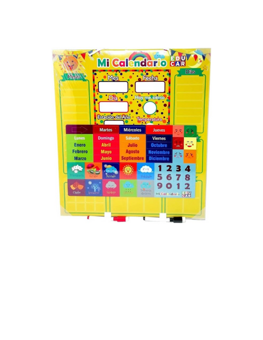 Pizarra Magnética Mi Calendario Español
