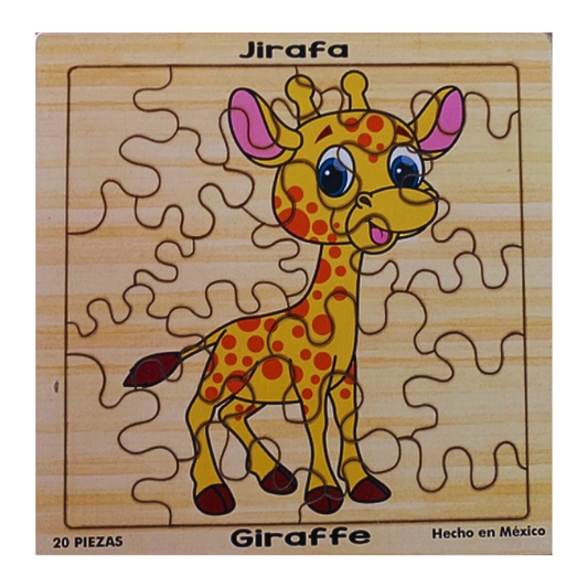 3 Rompecabezas Animales Bilingues