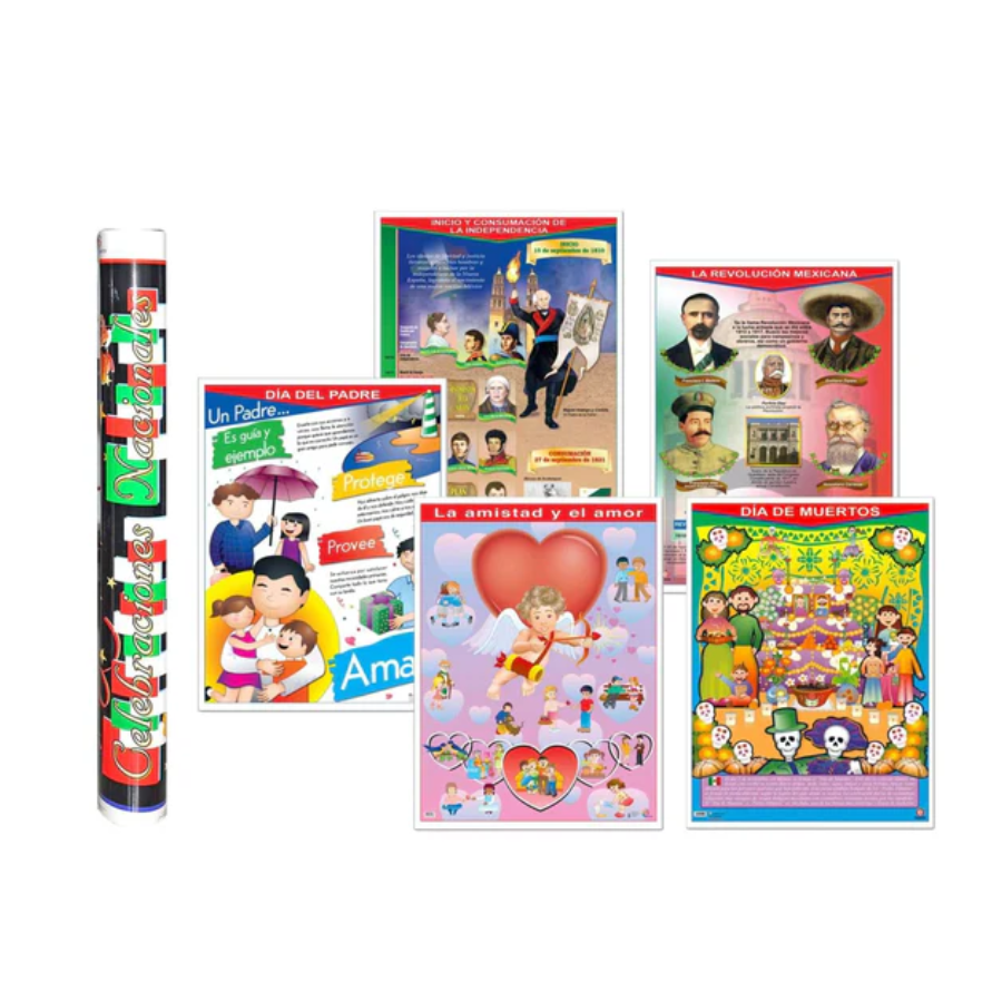 Paquete de laminas de celebraciones nacionales (Mexico)