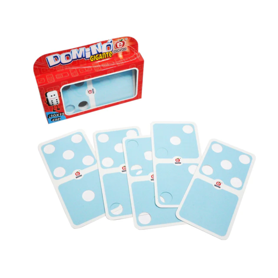 Dominó gigante convencional para débiles visuales.