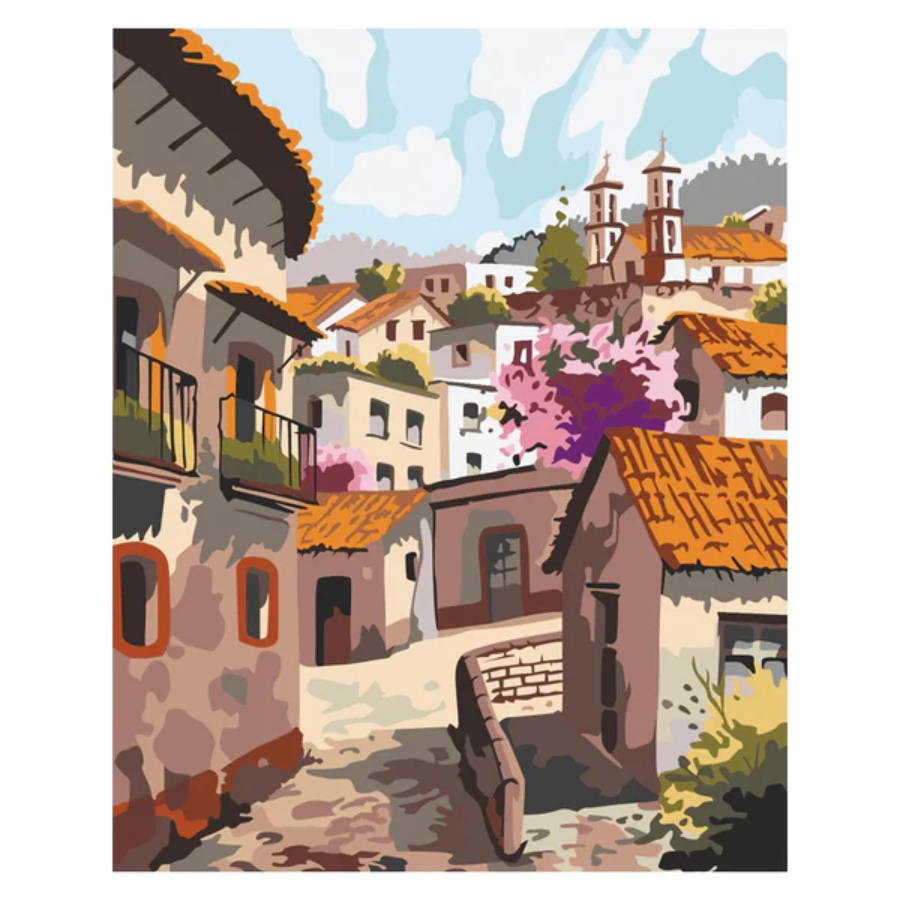 Pinta por numero Pueblo Mágico