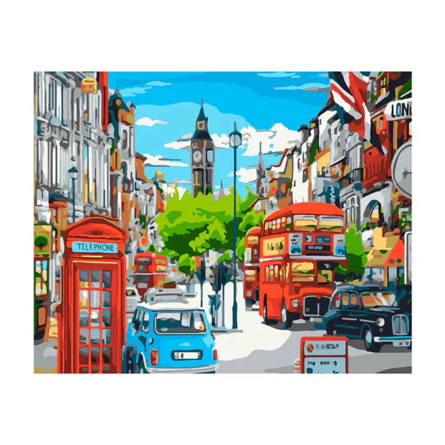 Pinta por numero Un Día en Londres