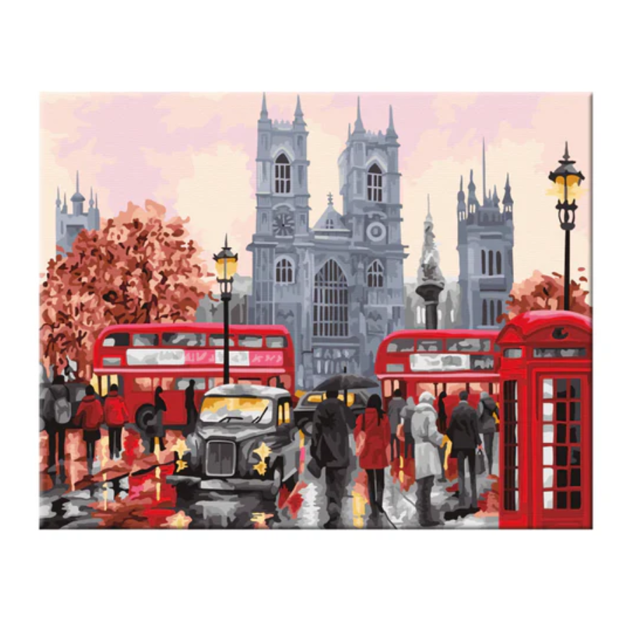 Pinta por numero Viviendo en Londres