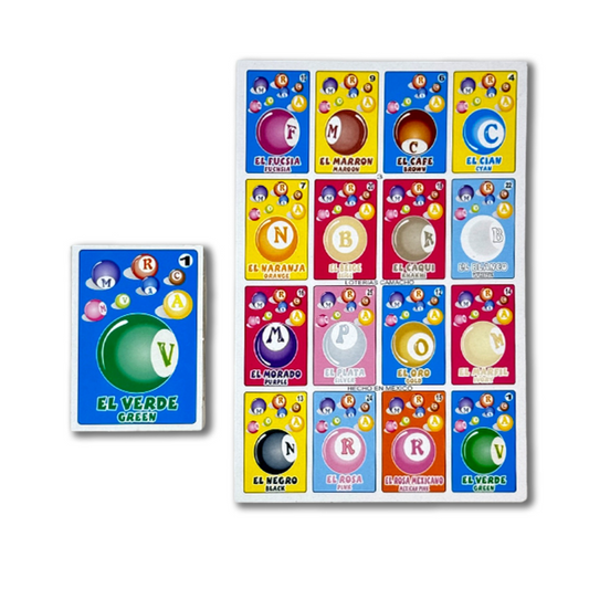 Loterías preescolar con 4