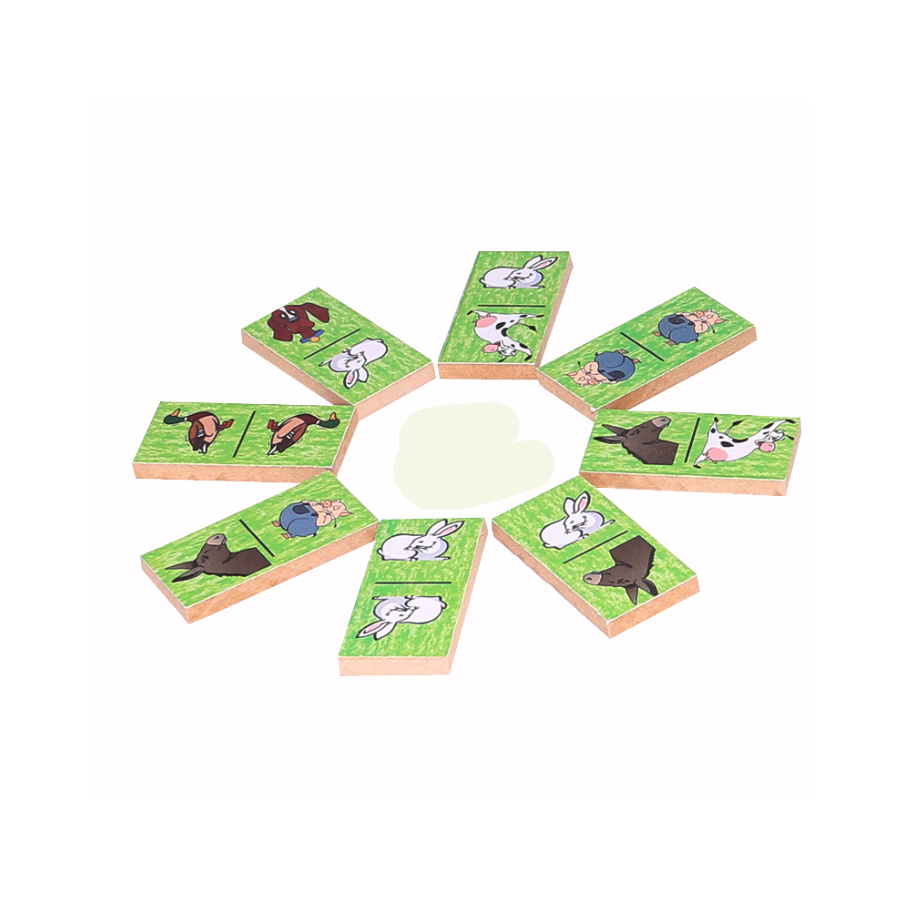 Domino animales domésticos