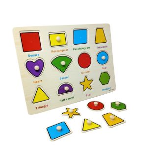 R.C. Figuras Geométricas Ingles 12Pz