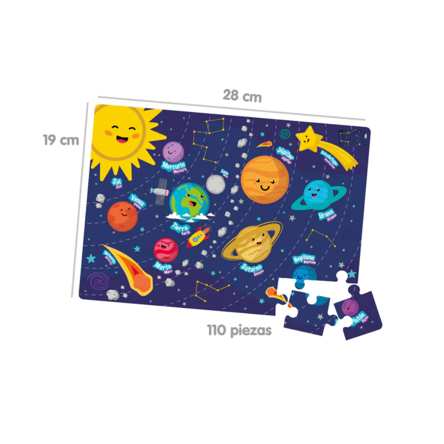 Rompecabezas Sistema Solar 110 pzs