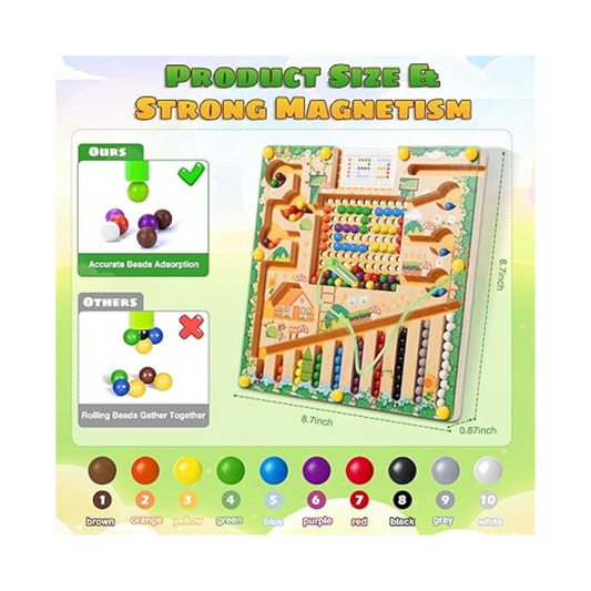 Tablero magnético de actividades 23 x 23 cm