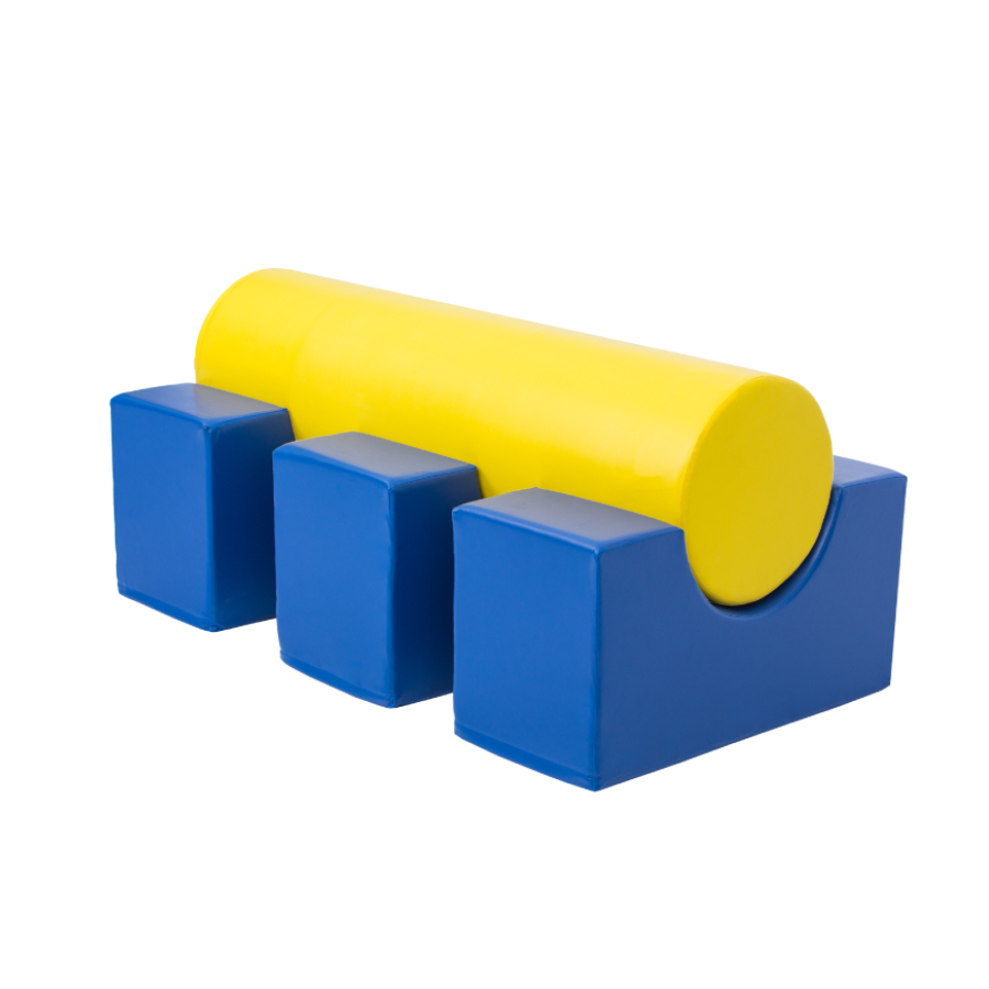 Viga de equilibrio con soportes