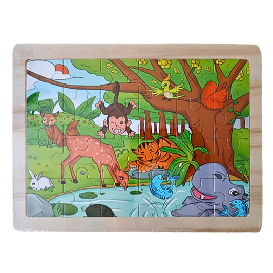 Paquete 4 rompecabezas 24pz varios modelos