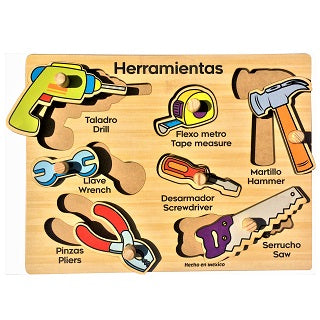 Rompecabezas Herramientas Bilingue