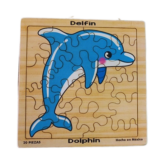 Paquete 4 Rompecabezas Animales Marinos