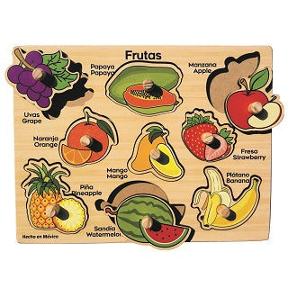 Rompecabezas Frutas Bilingue