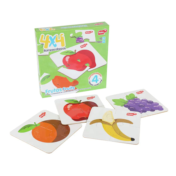 Rompecabezas Frutas 4x4