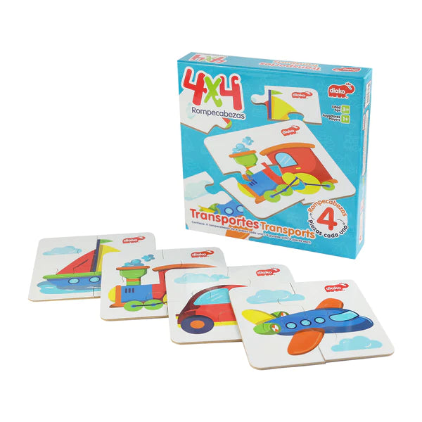Rompecabezas Transportes 4x4