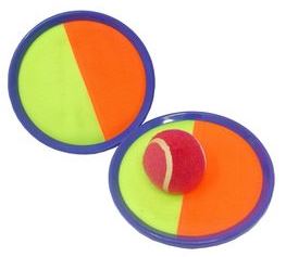Cacha Bola, raqueta pegajosa