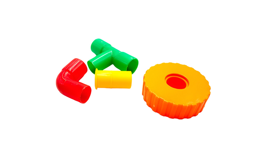 Forma tubos con ruedas