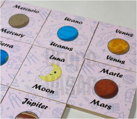 Memoria de sistema solar bilingue