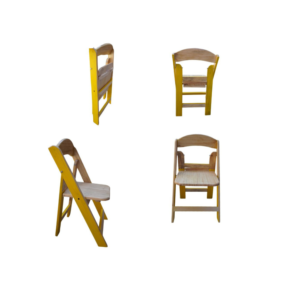 Silla madera plegable