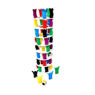 Torre de Pingüinos Tower Collapse, juego de equilibrio