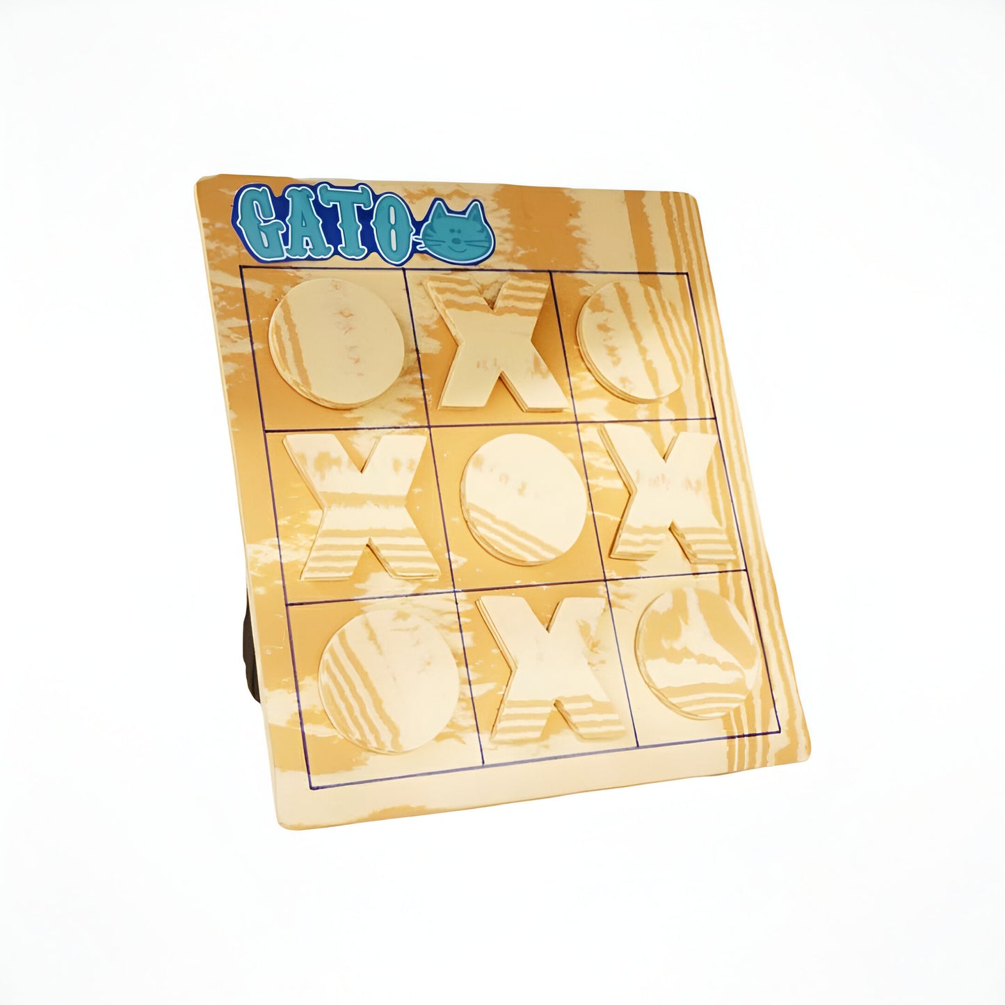 Tablero con gato y memoria