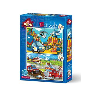 Policías Y Bomberos 2x100Pz