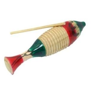 Guiro con raspador varios tamaños