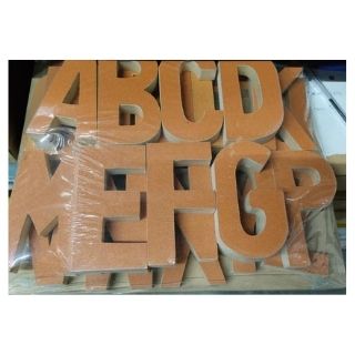 ABC Mayúsculas con lija