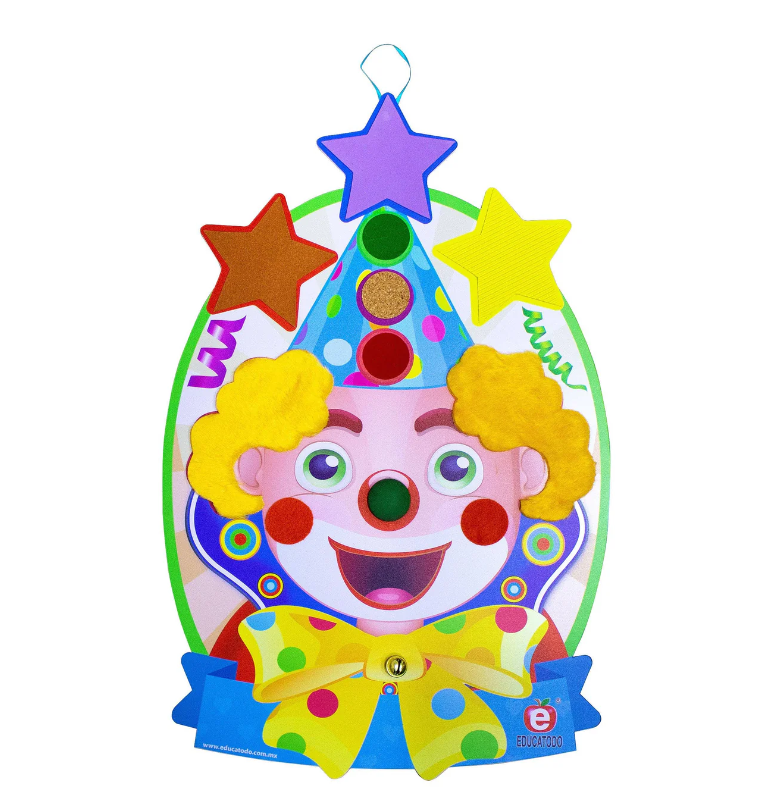 Payaso Silueta de Texturas