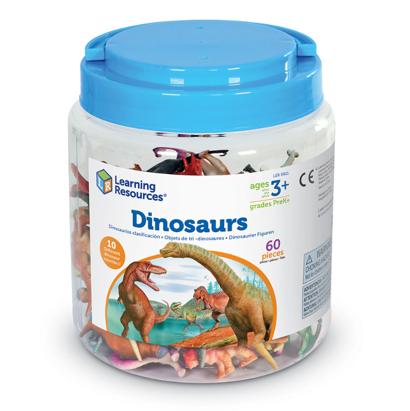 Dinosaurios Contar y Clasificar 60 pz