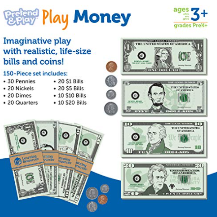 Dinero Juego de Roles, Dolares