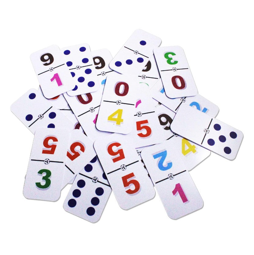 Domino Tradicional Con Números Al Reverso