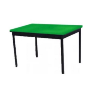 Mesa Rectangular 80 x 60 cm estructura tubular.