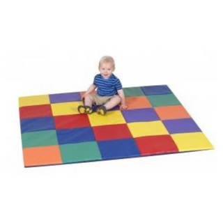 Colchoneta de cuadros colores 1.50 x 1.50 x .05