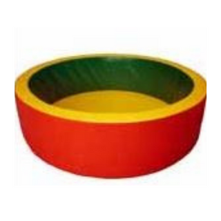 Alberca de pelotas redonda vinil 1.20dia x .30al