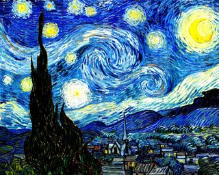 Arte Diamante Noche Estrellada