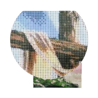 Arte Diamante En La Cruz