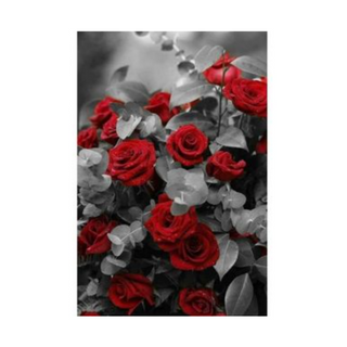 Arte Diamante Rosas Rojas