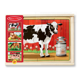 Rompecabezas granja con 4 Melissa & Duog