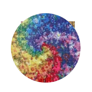 Arte Diamante Remolino De Flores