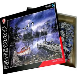 Pequeño Bote en Invierno (1000 pz)