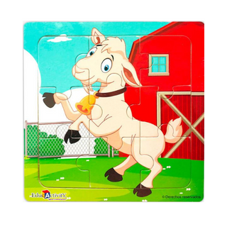 6 Rompecabezas de Animales 9pz