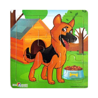 6 Rompecabezas de Animales 9pz