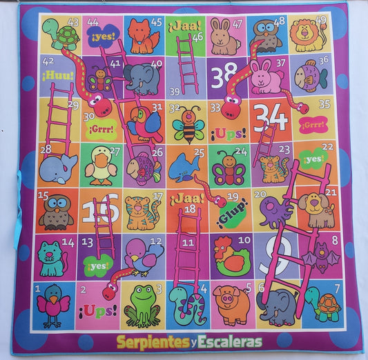 Tapete Serpientes y Escaleras