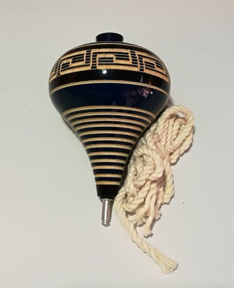 Trompo madera dos estilos